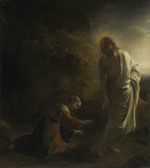 Christus erscheint Maria Magdalena als Gärtner ("Noli me tangere")