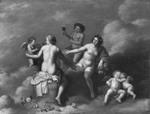 Venus, Bacchus und Ceres in Wolken