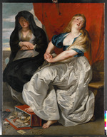 Die bußfertige Maria Magdalena und ihre Schwester Martha